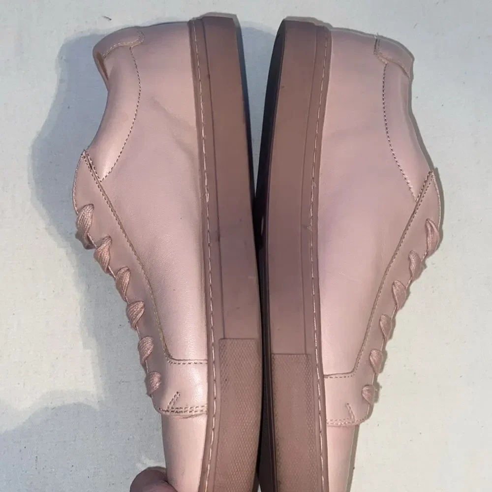 Poetry leather Blush Lace-Up Sneakers US9 EU40